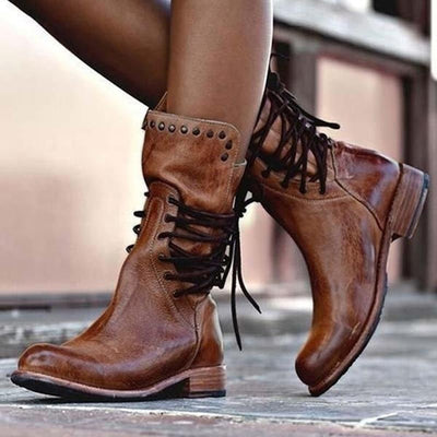 Lässiges Winteroutfit mit Stiefeletten