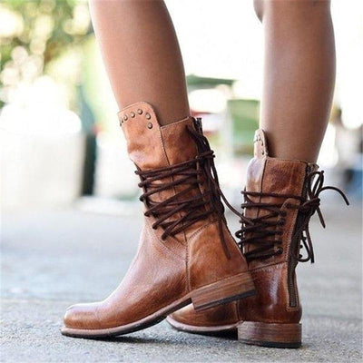Lässiges Winteroutfit mit Stiefeletten