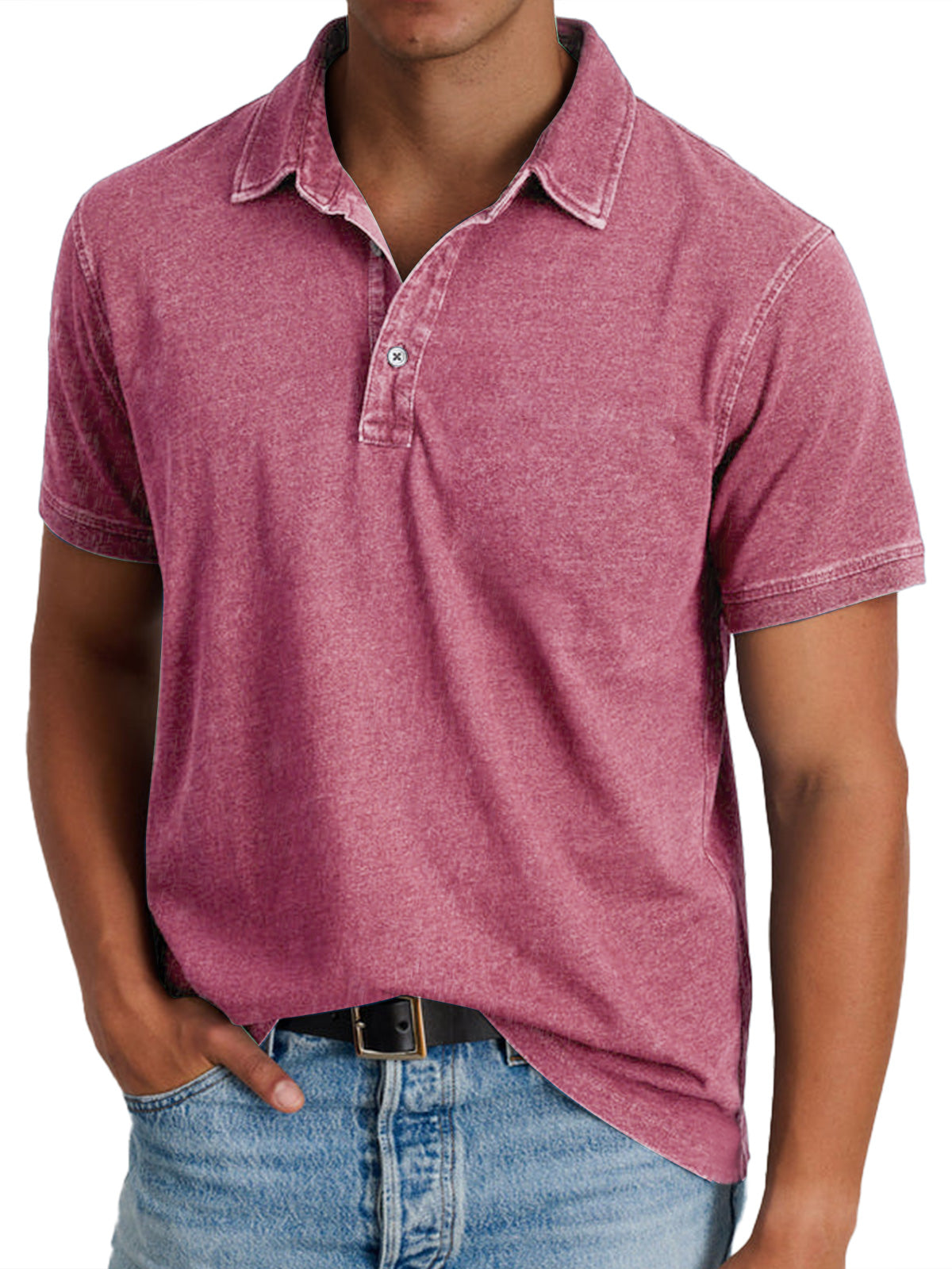 Poloshirt mit Kragen