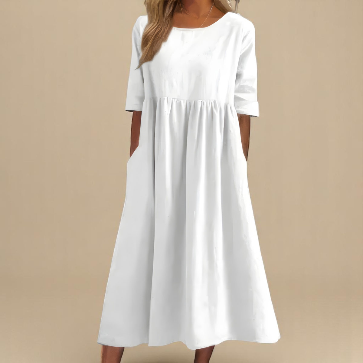 Kleid aus luftiger Baumwolle