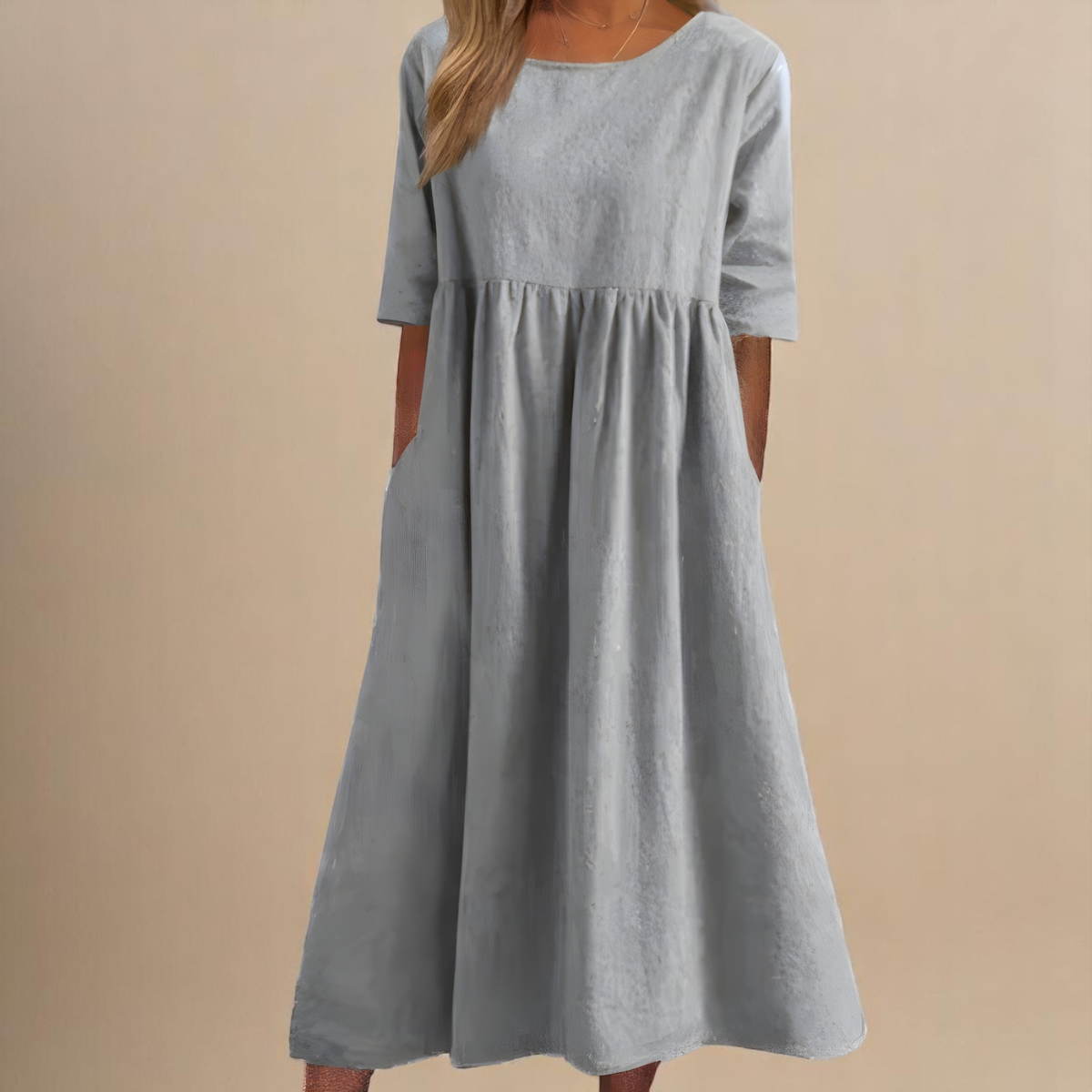 Kleid aus luftiger Baumwolle