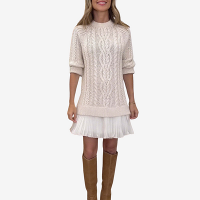 Strickpulloverkleid