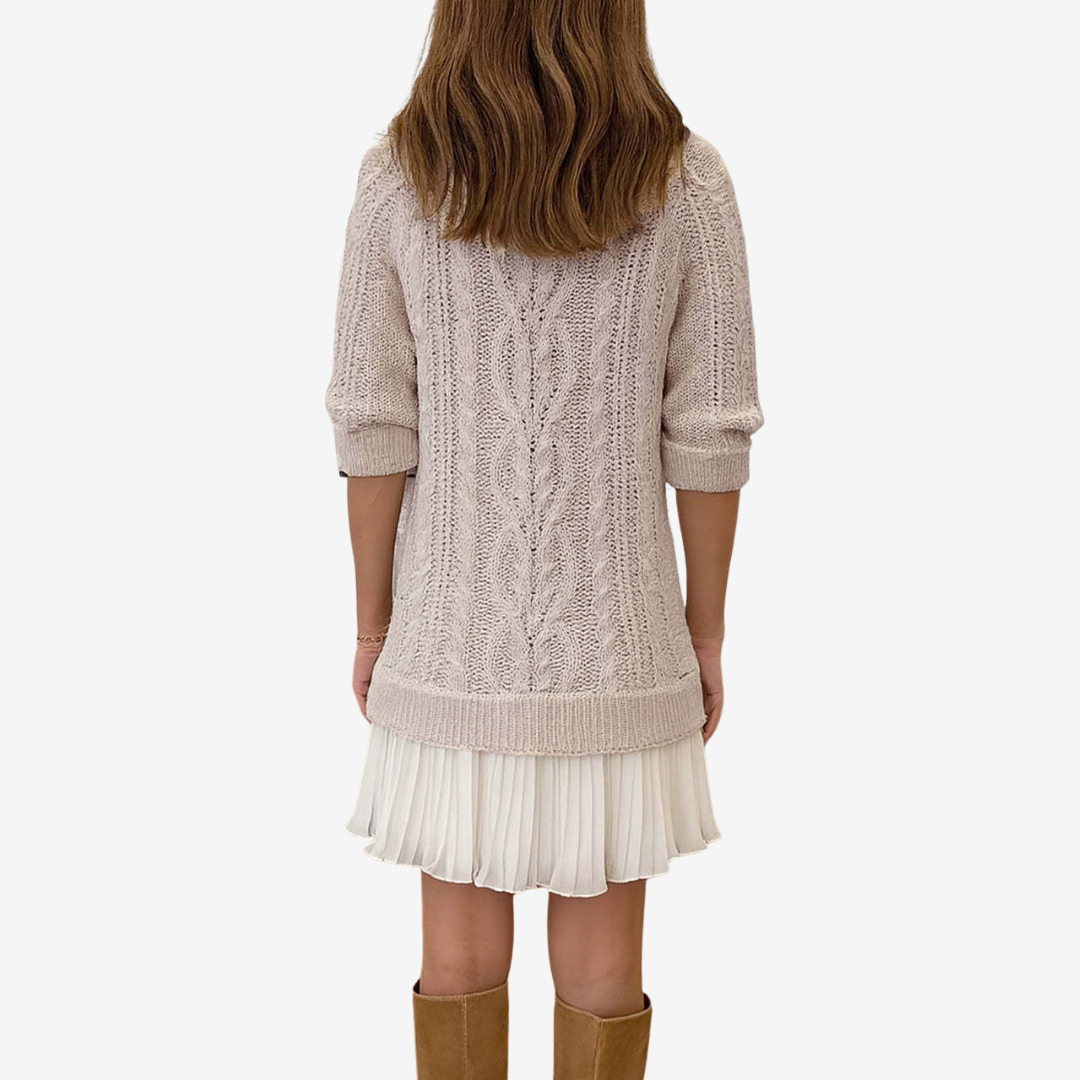 Strickpulloverkleid