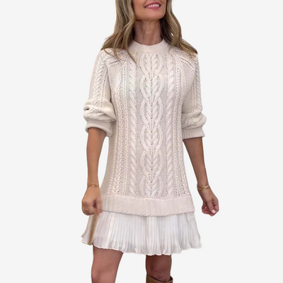 Strickpulloverkleid