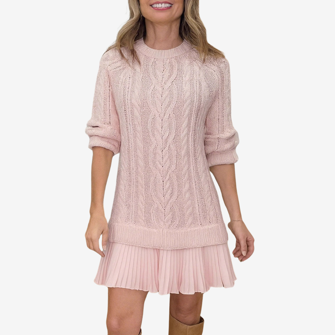 Strickpulloverkleid