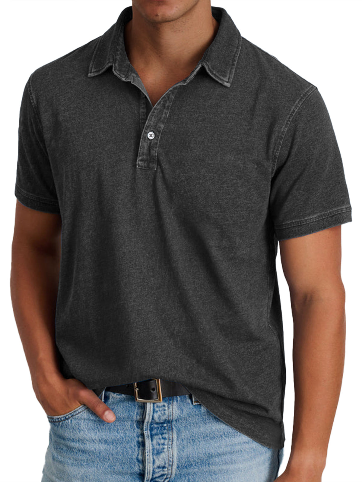 Poloshirt mit Kragen