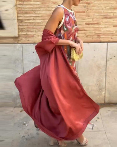 Zweiteiliges bedrucktes Set im urbanen Stil