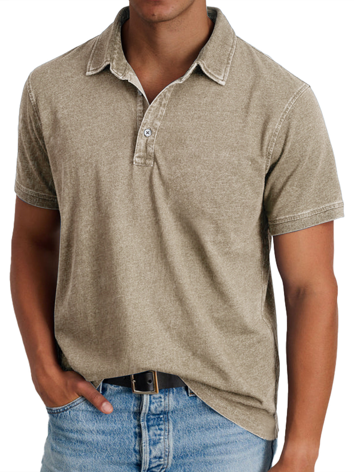 Poloshirt mit Kragen