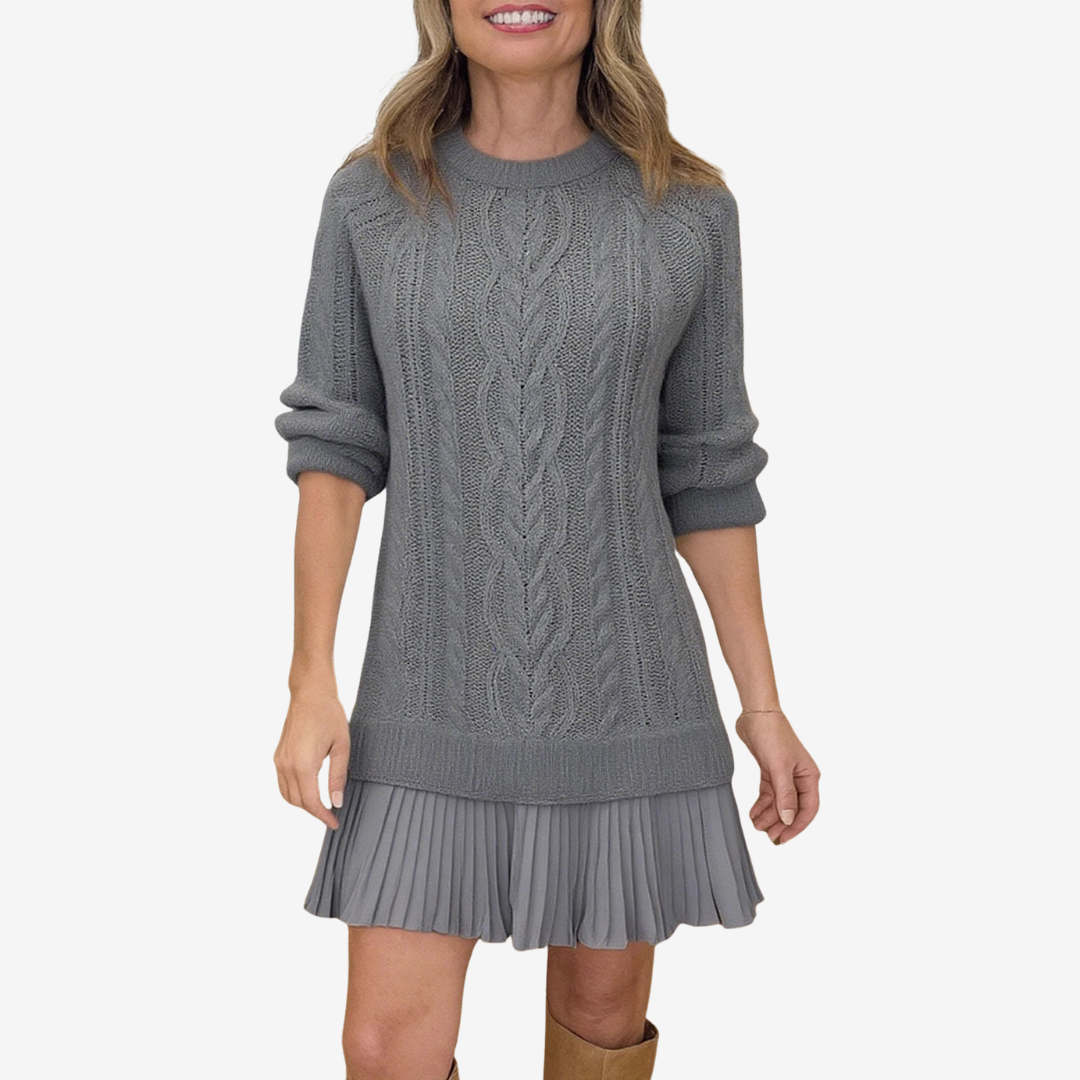 Strickpulloverkleid