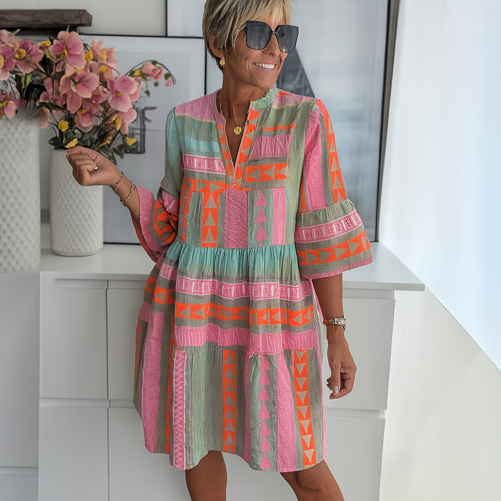 Besticktes Sommerkleid Mini