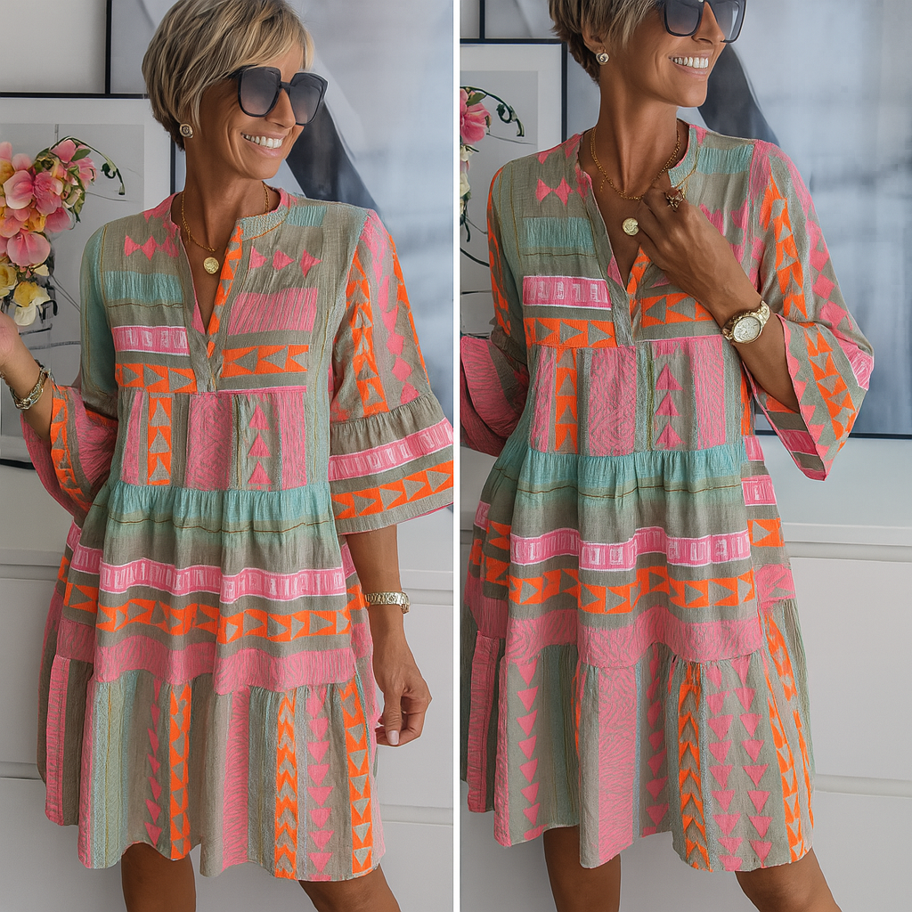Besticktes Sommerkleid Mini