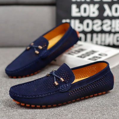 Schuhe aus atmungsaktivem Leder