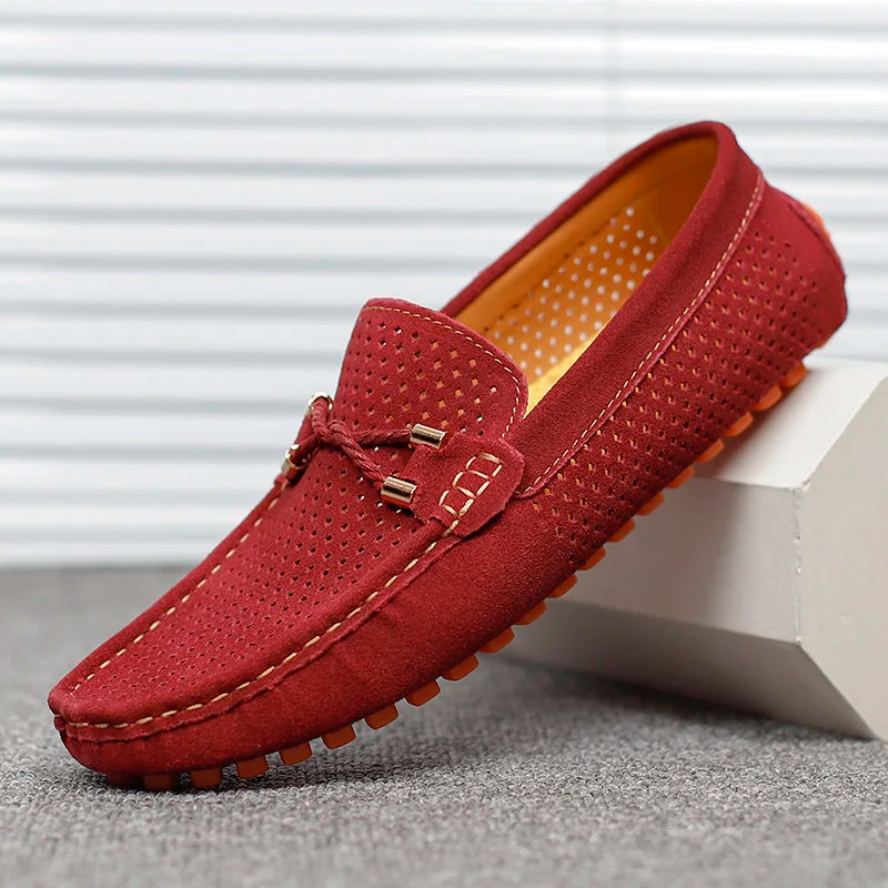 Schuhe aus atmungsaktivem Leder