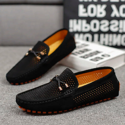 Schuhe aus atmungsaktivem Leder