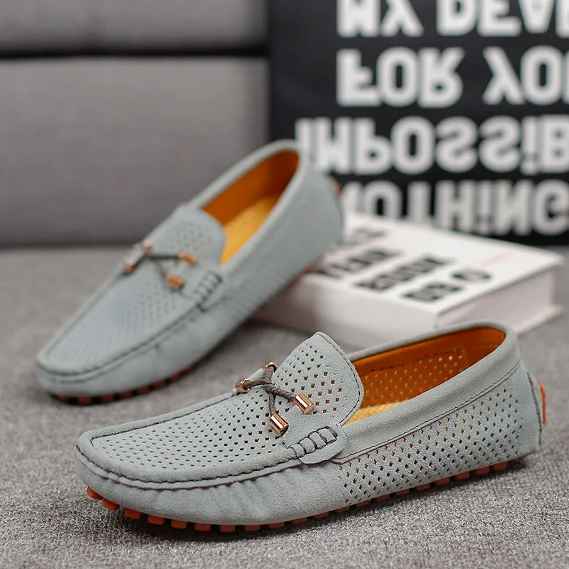 Schuhe aus atmungsaktivem Leder
