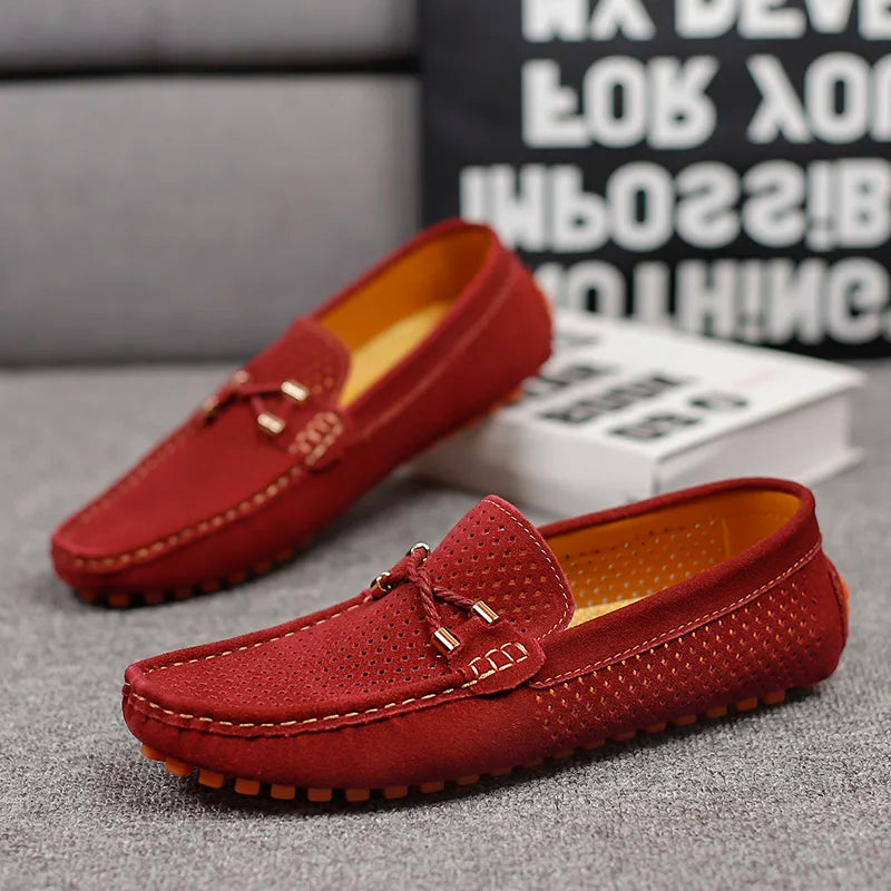 Schuhe aus atmungsaktivem Leder