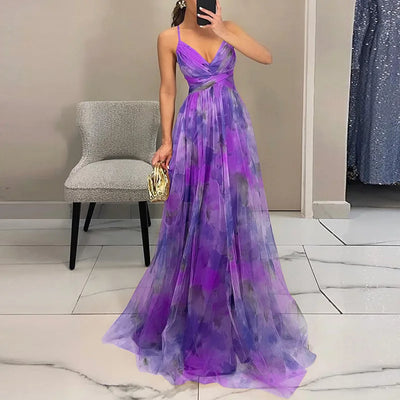Bezauberndes Maxikleid mit Blumenprint