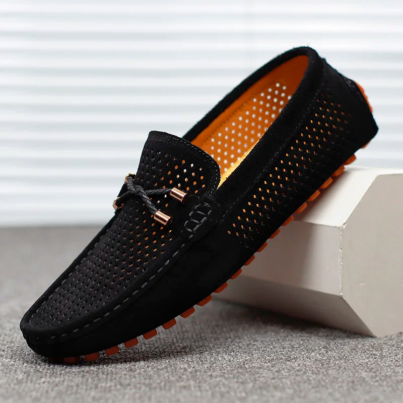 Schuhe aus atmungsaktivem Leder