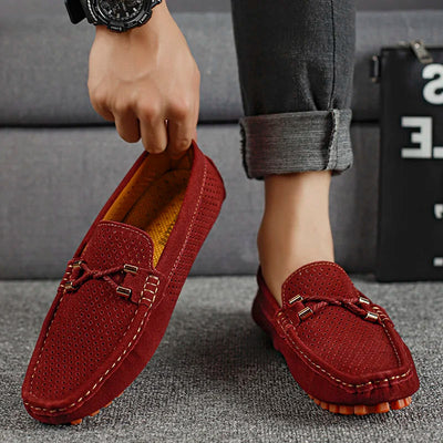 Schuhe aus atmungsaktivem Leder