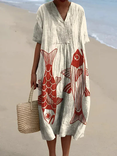 Geometrisches Kleid