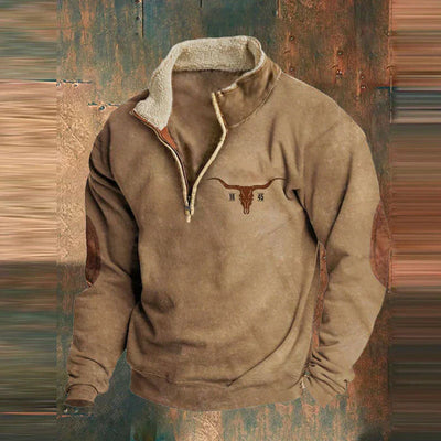 Sweatshirt mit Reißverschluss