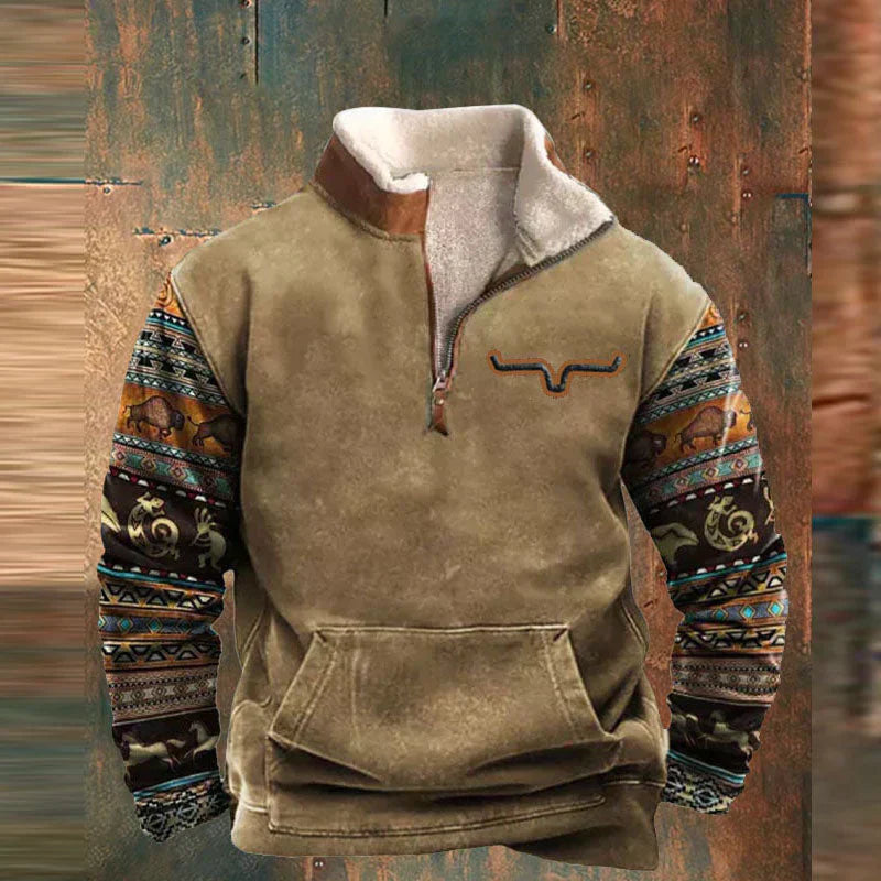 Sweatshirt mit Reißverschluss