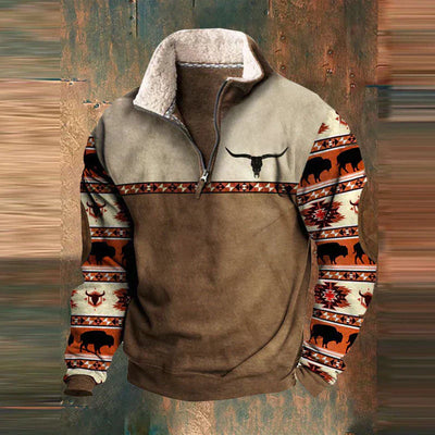 Sweatshirt mit Reißverschluss