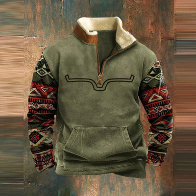 Sweatshirt mit Reißverschluss