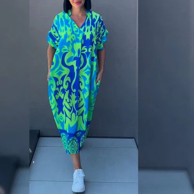 Elegantes geblümtes Kleid